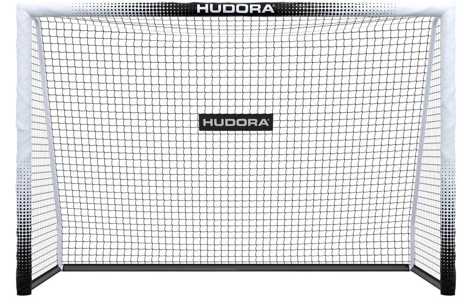 Hudora Fussballtor Pro Tect 240 Advanced weiss/schwarz, 240 x 85 x 160cm