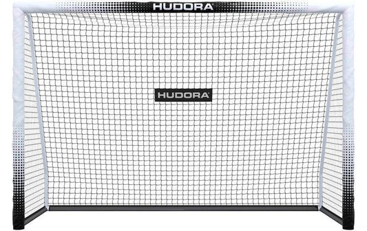 Hudora Fussballtor Pro Tect 240 Advanced Weiss/Schwarz