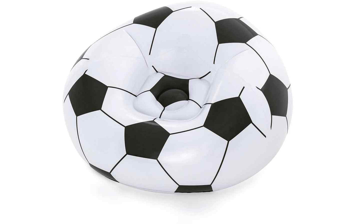 Bestway Aufblasbarer Sessel Up, In und Over Fussball, 114 x 112 cm