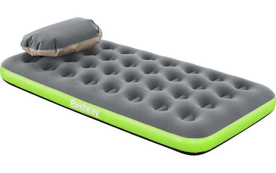 BestwayLuftbett Roll & Relax Twin 188x99x22 cm (LxBxH),1 Kissen, inkl. Tasche