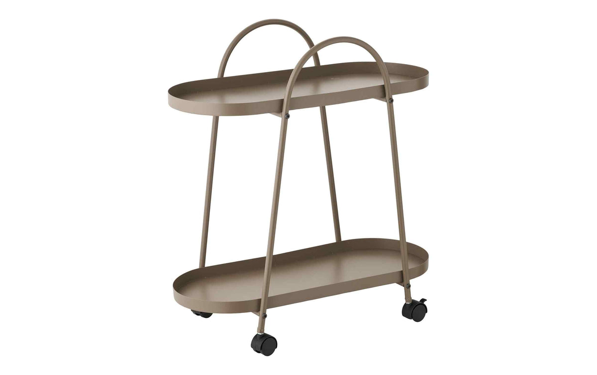 House Nordic Servierwagen Empoli 60 x 27.5 x 64 cm, Braun
