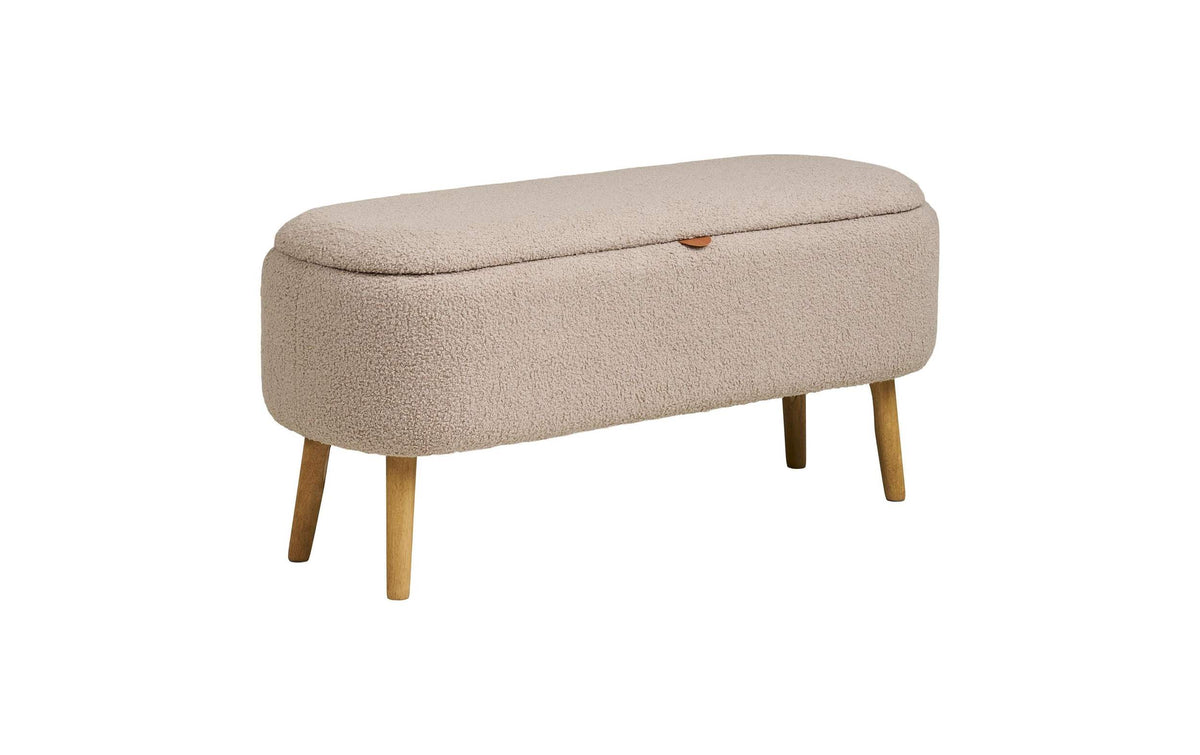 House Nordic Sitzbank Harlow 37 x 95 x 45 cm, Beige