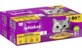 Whiskas 1+ Geflügel Auswahl in Gelee 80x85g 4 Varietäten Huhn, Ente, Geflügel, Truthahn