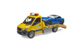 Bruder Spielwaren MB Sprinter Autotransporter L+S, Roadster