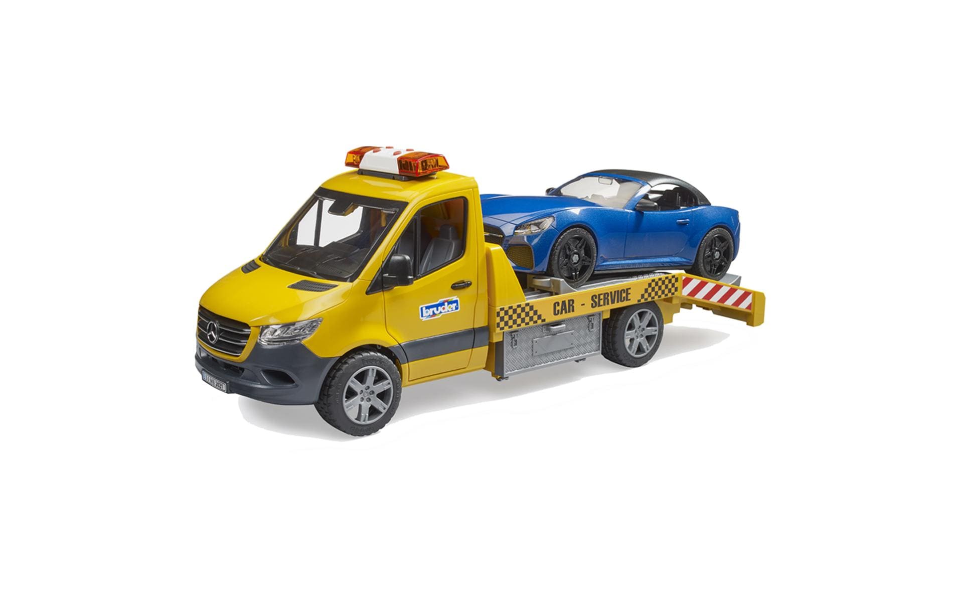 Bruder Spielwaren MB Sprinter Autotransporter L+S, Roadster