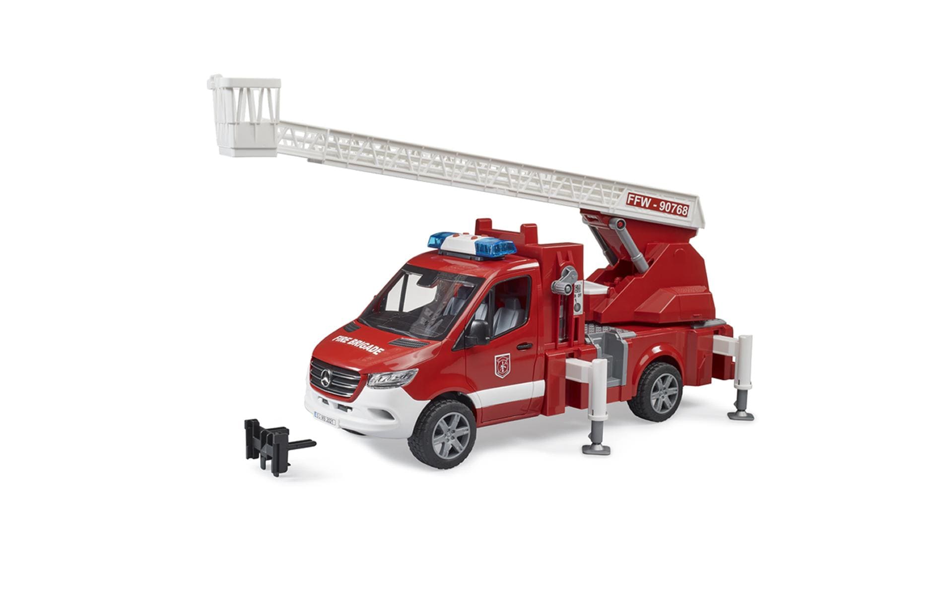 Bruder Spielwaren Rettungsfahrzeug MB Sprinter Feuerwehr Drehl