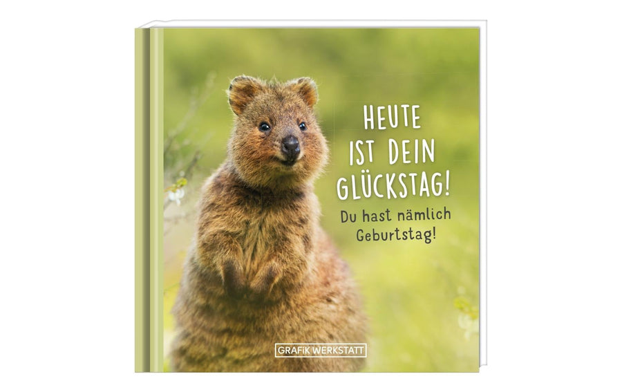 Grafik Werkstatt Minibuch Heute ist dein Glückstag