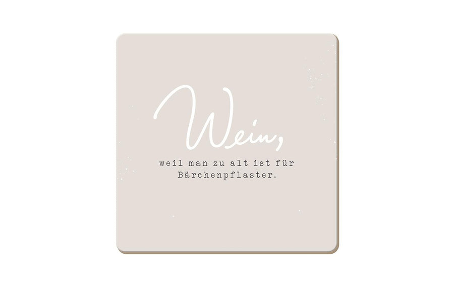 Grafik Werkstatt Korkuntersetzer Wein