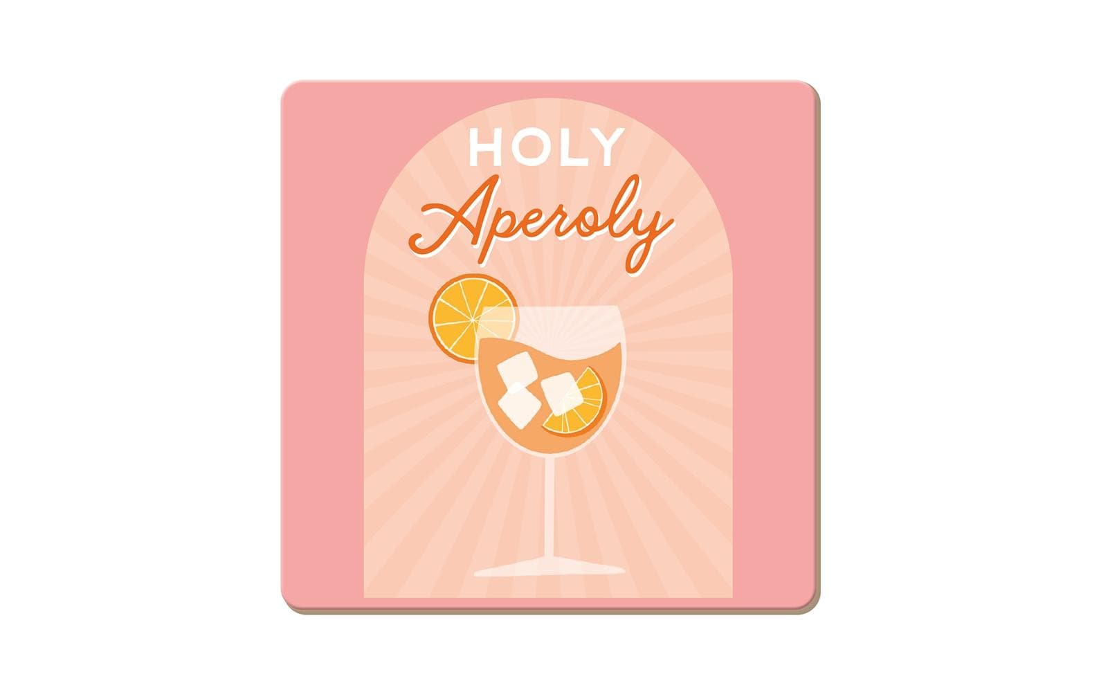 Grafik Werkstatt Korkuntersetzer Holy Aperoly