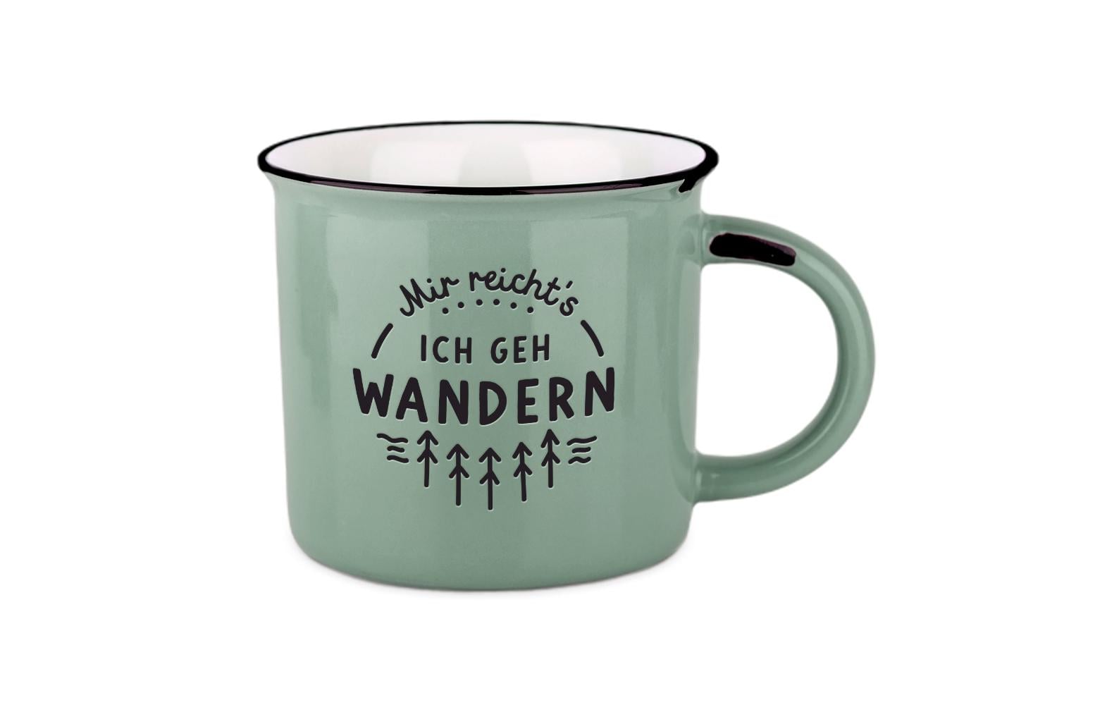 Grafik Werkstatt Vintage Becher Bergglück