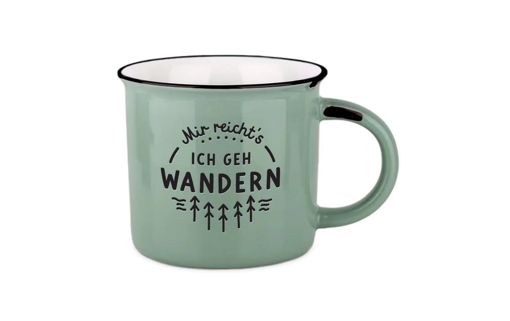 Grafik Werkstatt Vintage Becher Bergglück
