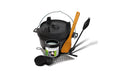 Gusseisen Dutch Oven 3,8L Schwarz für Ofen und Feuer Grills & Feuerstellen Outdoorchef