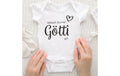 Trendcompany Babybody Willsch du Götti, 62/68, Weiss