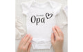 Trendcompany Babybody Du wirst Opa, 62/68, Weiss