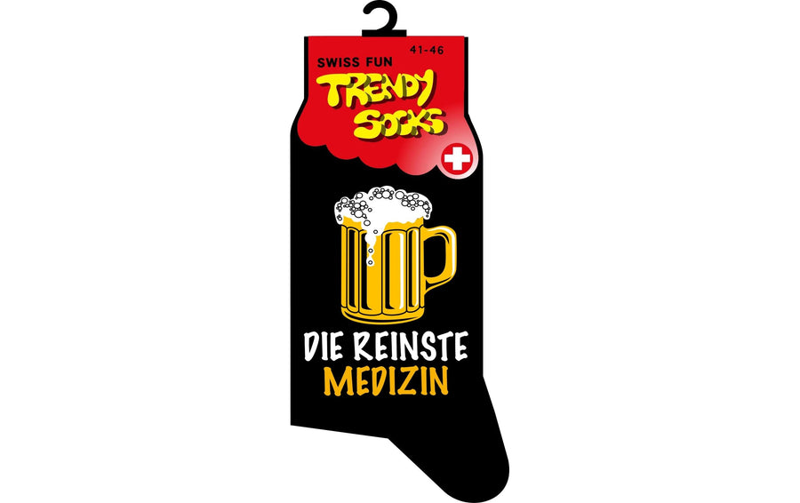 Trendcompany Socken Bier Medizin 41-46
