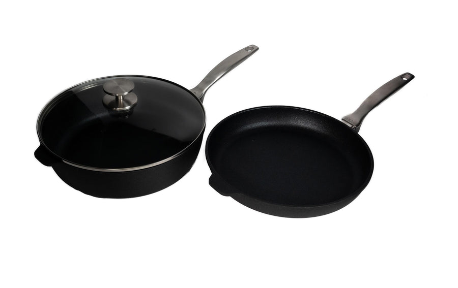 Swiss Diamond Bratpfanne Pfannen-Set CXD ohne PFAS 3-teilig 28 cm Recycling Aluminium