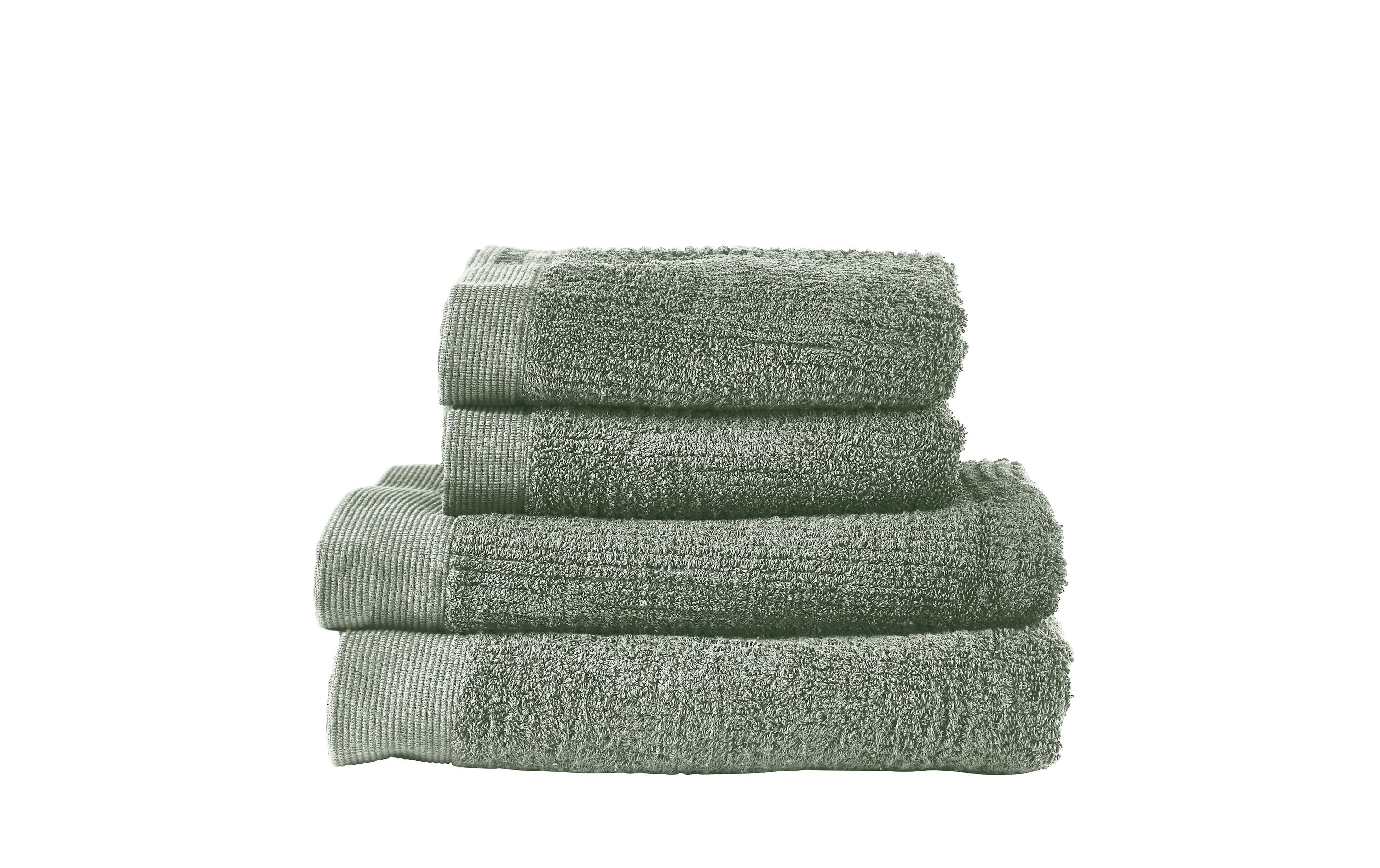 Zone Frottierwäscheset Matcha 2x2 Stück 100% Baumwolle 600g, 2xje: 50x100, 140x70