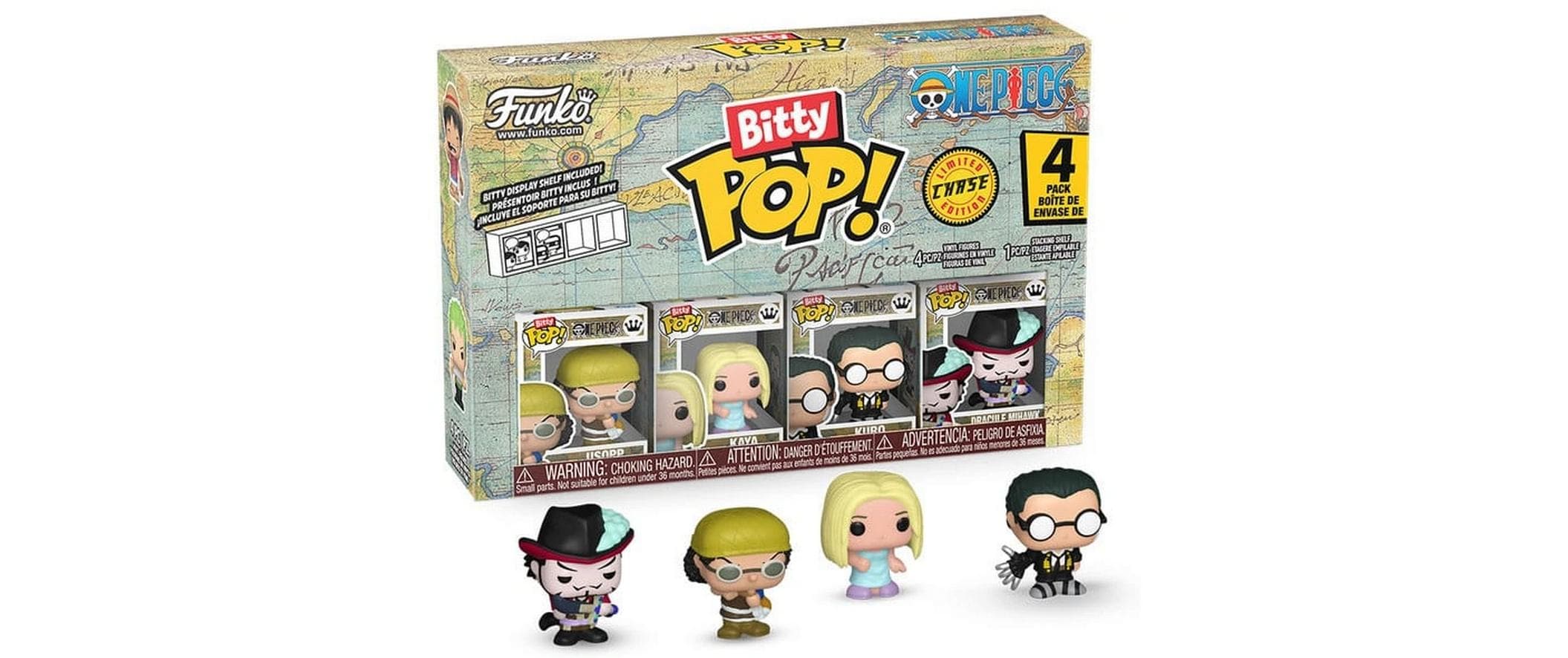 Funko Figur Bitty POP! One Piece 4-er Pack Usopp