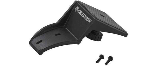 Celestron SC Piggyback-Kamerahalterung aus schwarzem Metall mit zwei Befestigungsschrauben