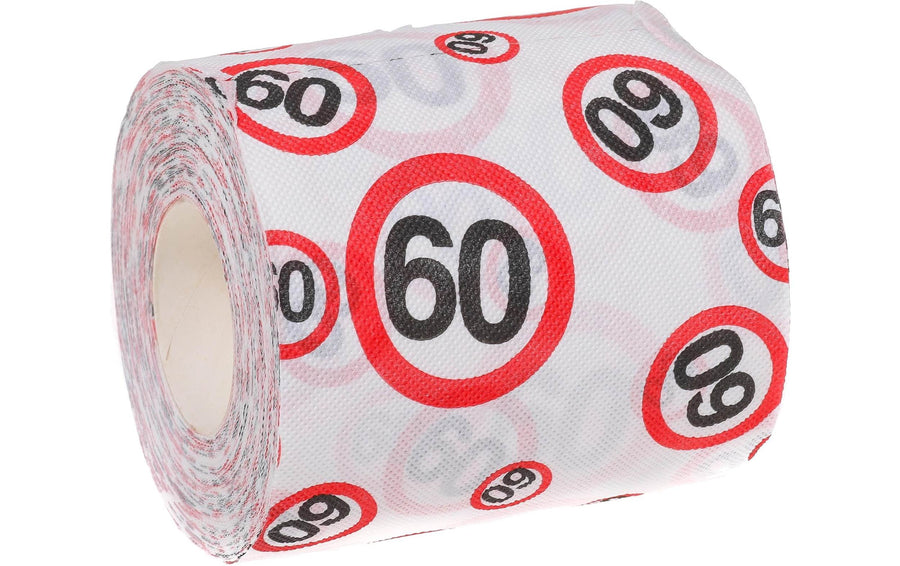 Trendcompany Scherzartikel WC Papier 60. Geburtstag