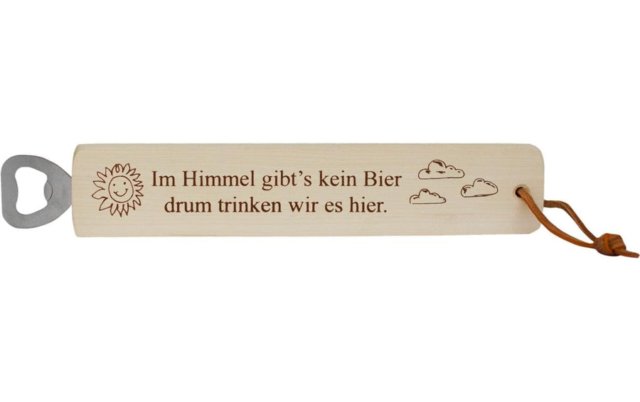 Trendcompany Flaschenöffner Himmel & Bier, 29 cm