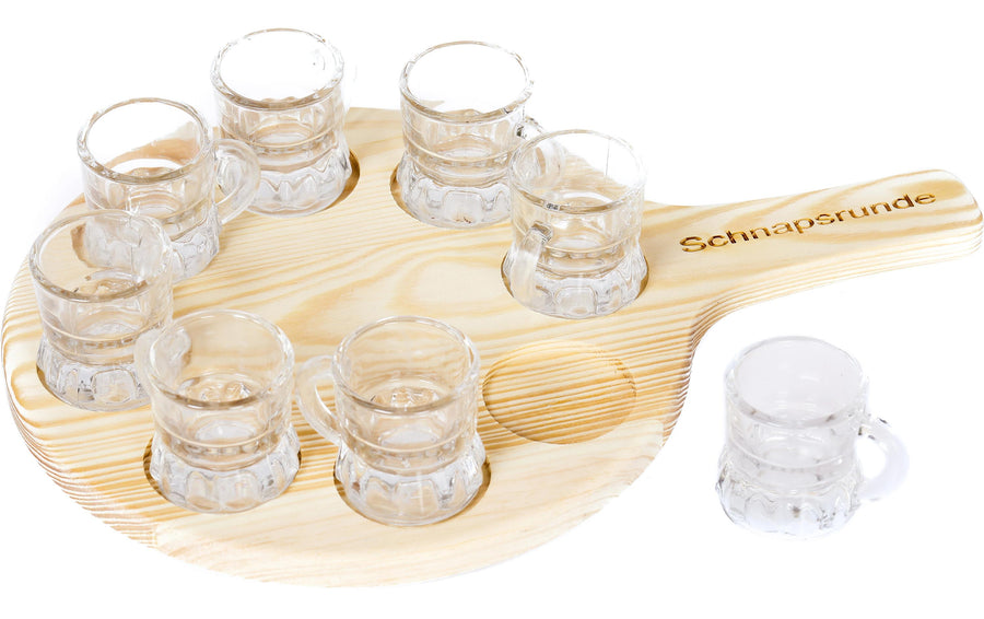 Trendcompany Schnapsgläser 21 cm, 8 Gläser