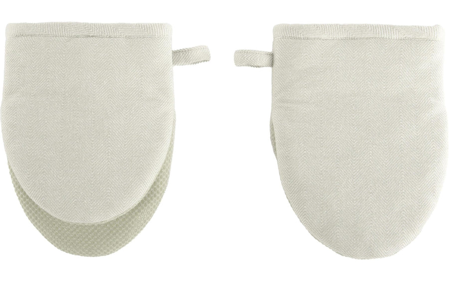 Tiseco Ofenhandschuh Baumwolle hellgrün 14x20 cm Grills & Feuerstellen Tiseco