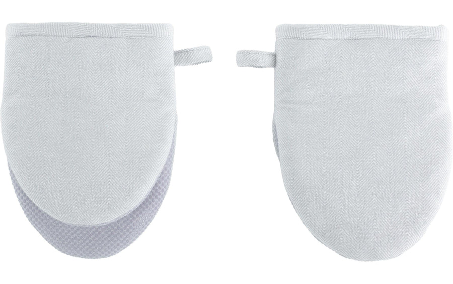 Tiseco Ofenhandschuh Baumwolle Hellblau 14x20 cm Grills & Feuerstellen Tiseco