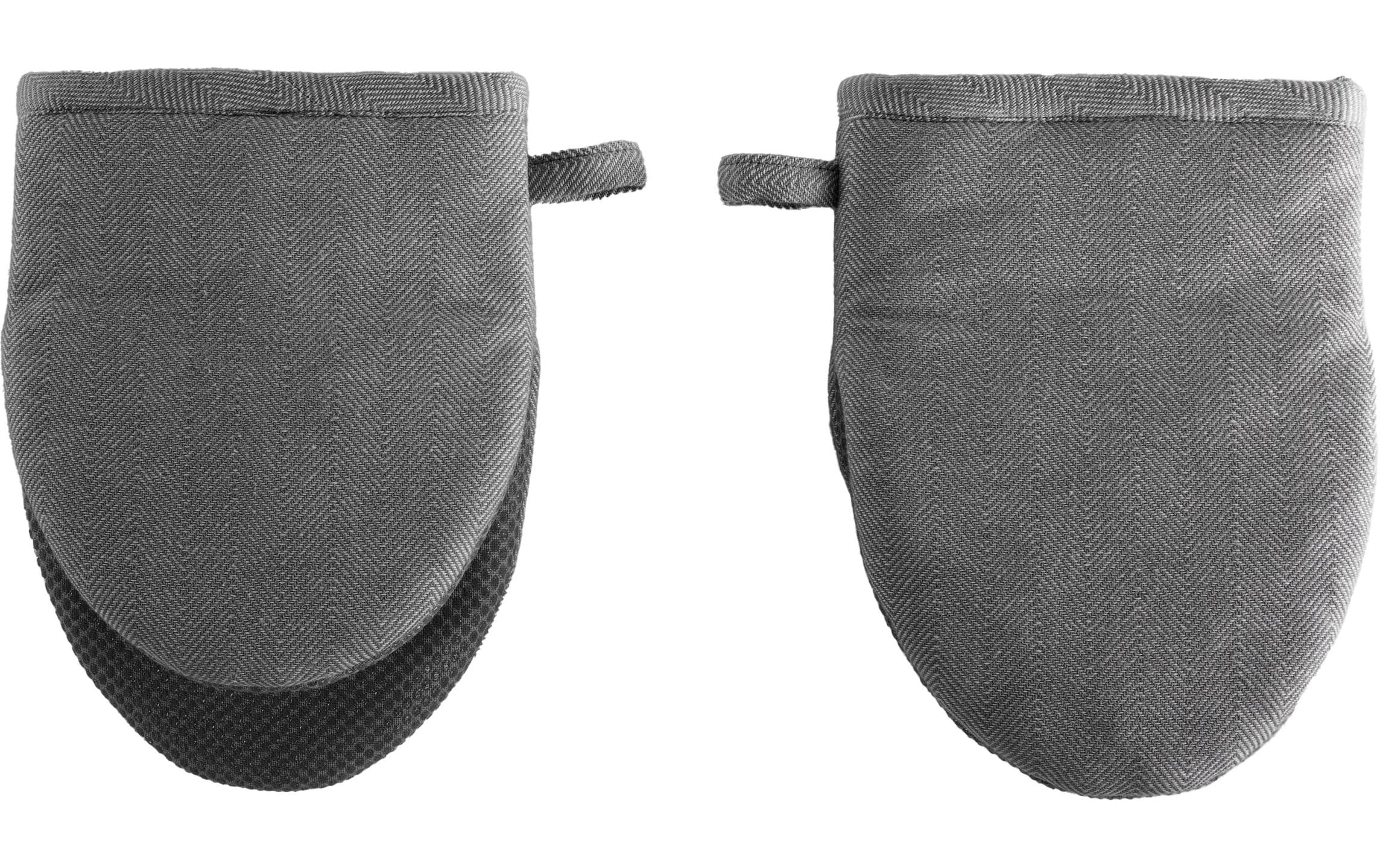 Tiseco Ofenhandschuh Baumwolle schwarz 14x20cm Grills & Feuerstellen Tiseco
