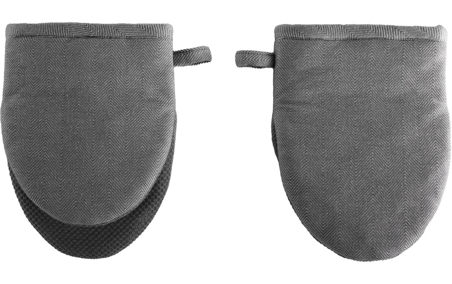 Tiseco Ofenhandschuh Baumwolle schwarz 14x20cm Grills & Feuerstellen Tiseco