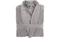 Tiseco Bademantel COSY grau L/XL Mikroflanell