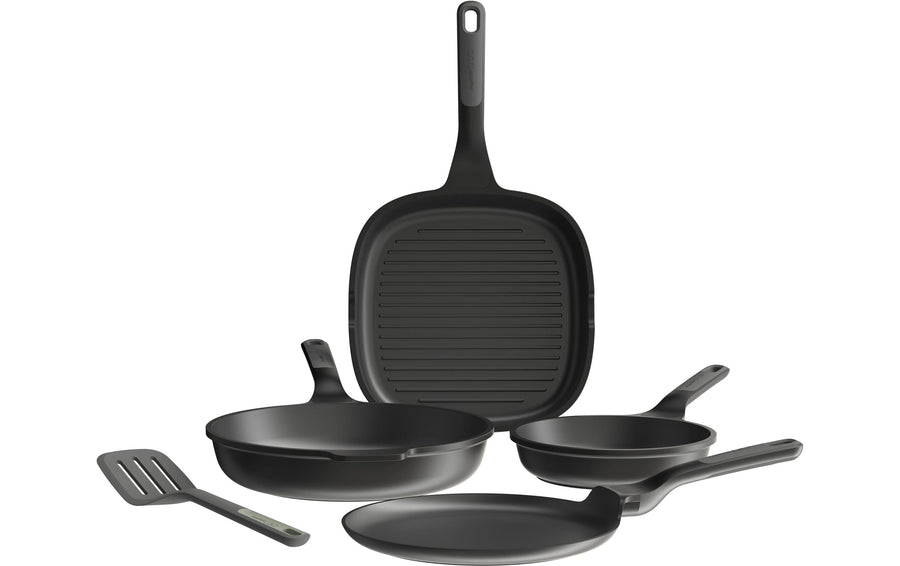 BergHOFF Bratpfanne Pfannen-Set Leo Stone+ 4-teilig 20 cm Aluminium