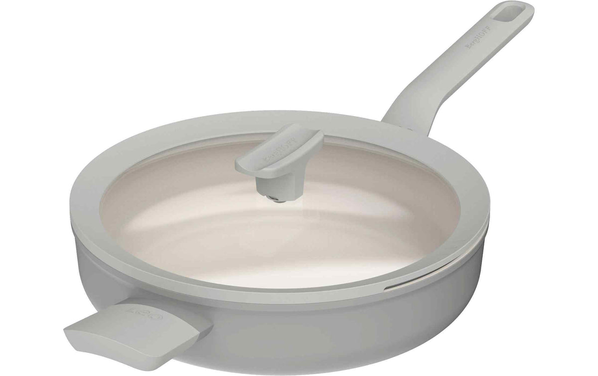 BergHOFF Leo Balance Schmorbratenpfanne mit Glasdeckel und zwei Griffen, 26 cm
