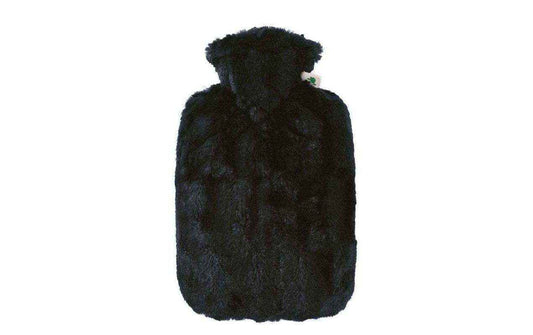 Hugo Frosch Bettflasche Wärmflasche 1.8 Liter, Schwarz