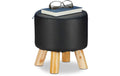 Sessel und Hocker relaxdays Kiefernholz 42x33x42 cm