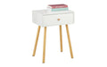 relaxdays Nachttisch Marmoroptik 55 x 40 x 32 cm