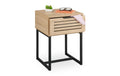 relaxdays Nachttisch mit Schublade 55,5 x 40 x 41,5 cm