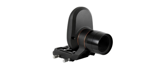 Celestron StarSense AutoAlign-Ausrichtungsgerät mit schwarzem Sensor und Montagehalterung