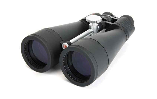 Celestron SkyMaster 20 x 80 Fernglas mit schwarzen Tuben und großen Objektivlinsen