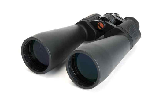 Celestron SkyMaster 25 x 70 Fernglas, schwarzes Modell mit großen Objektivlinsen und Mitteltrieb