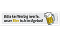 Swissmeme Sticker «Kei Werbig