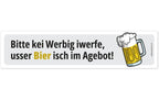 Swissmeme Sticker «Kei Werbig