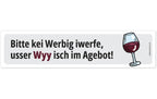Swissmeme Sticker «Kei Werbig