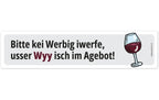 Swissmeme Sticker «Kei Werbig