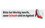 Swissmeme Sticker «Kei Werbig