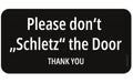 Swissmeme Scherzartikel Sticker: Schletz