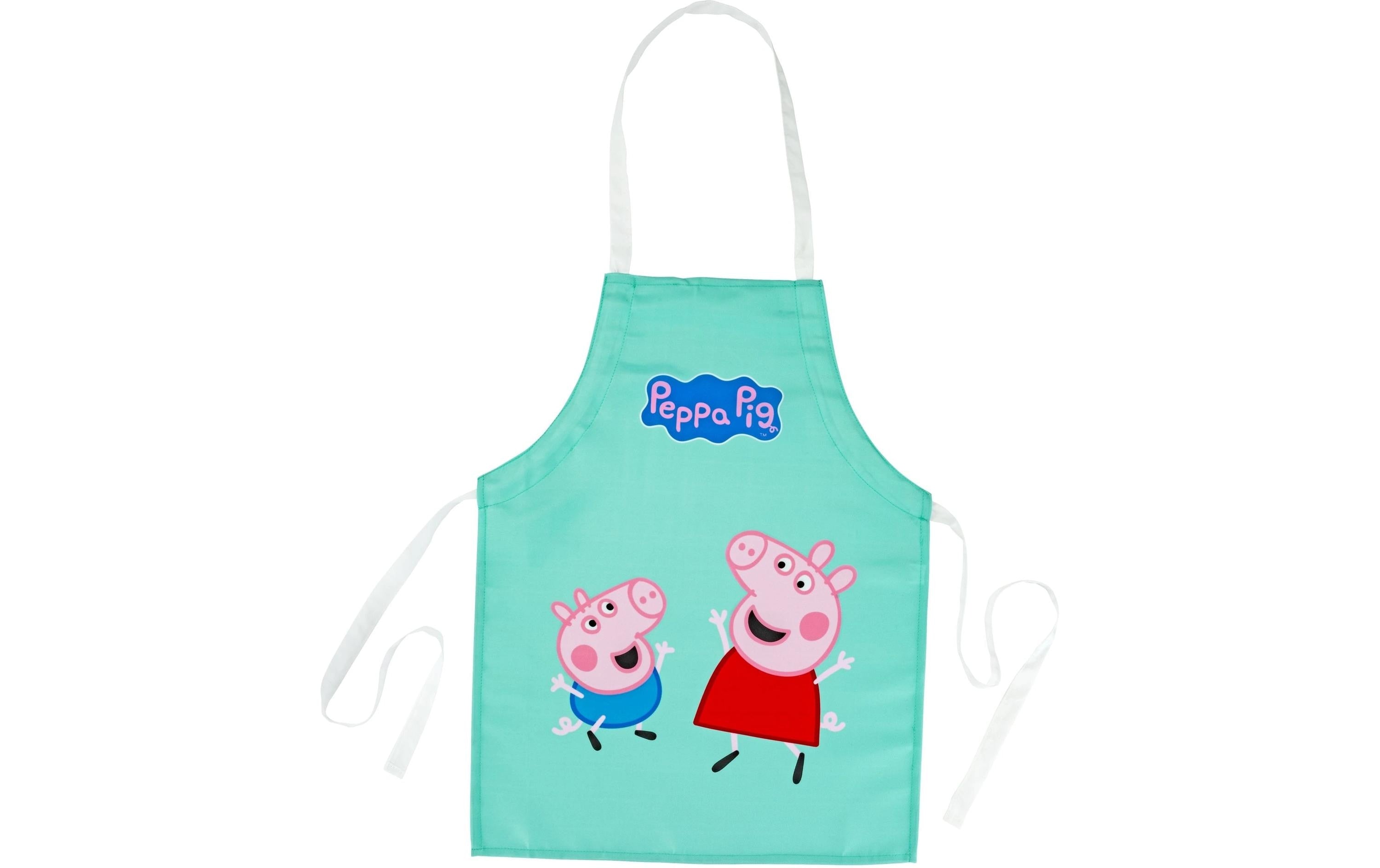 Dr. Oetker Peppa Pig Backschürze Polyester Hellblau 60x45 cm Grills & Feuerstellen Dr.Oetker