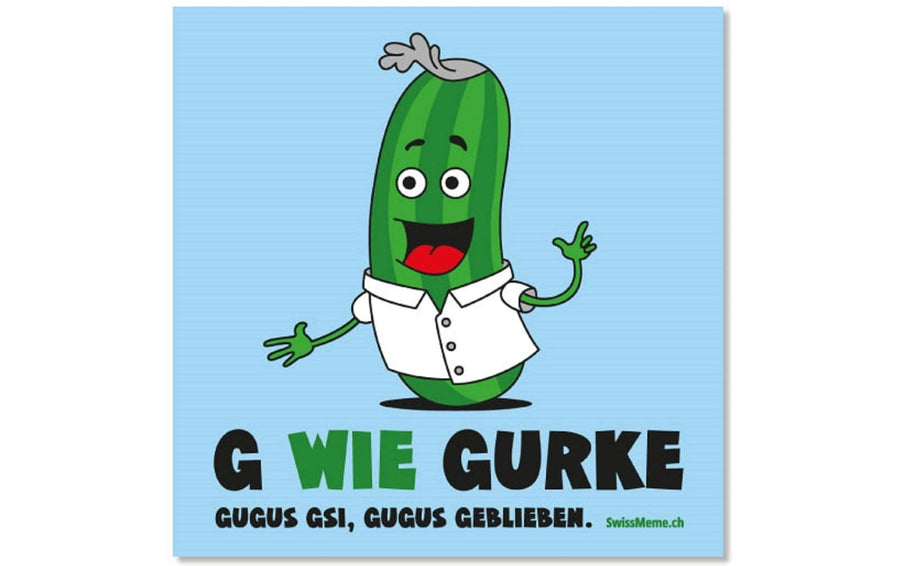 Swissmeme Mini Büchlein G wie Gurke