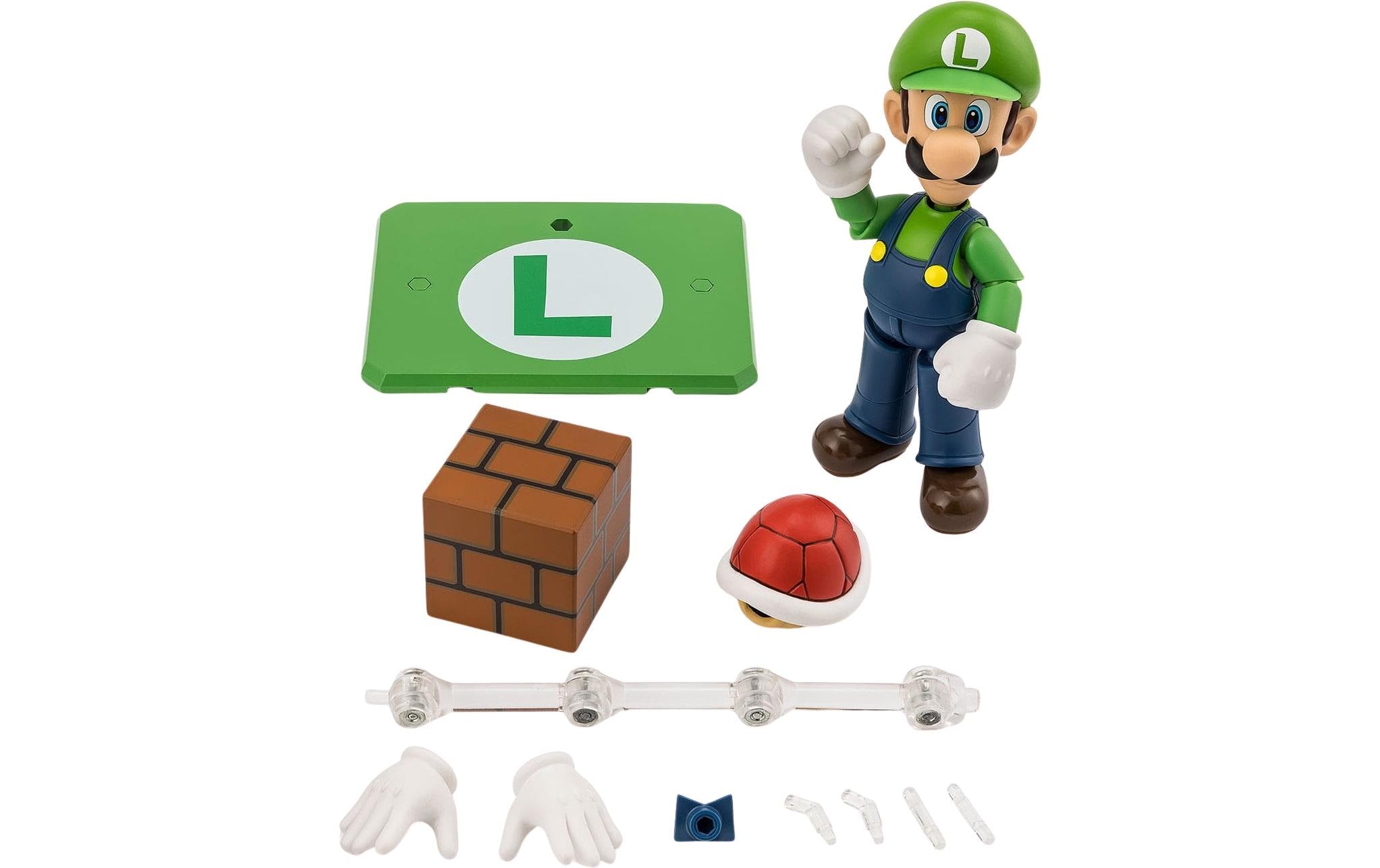 Tamashii Nations Super Mario S.H. Figuarts Actionfigur Luigi