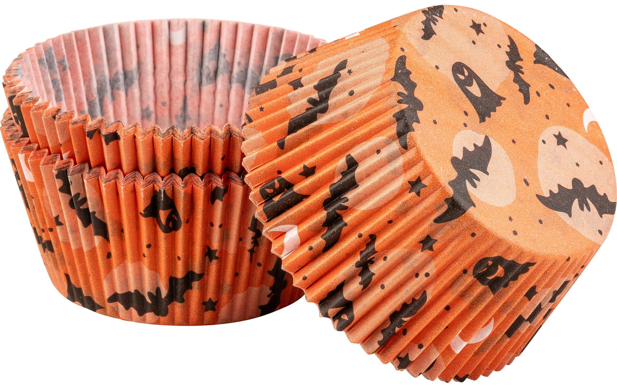 Muffin Papierförmchen Halloween Motiv Kürbis von Zenker